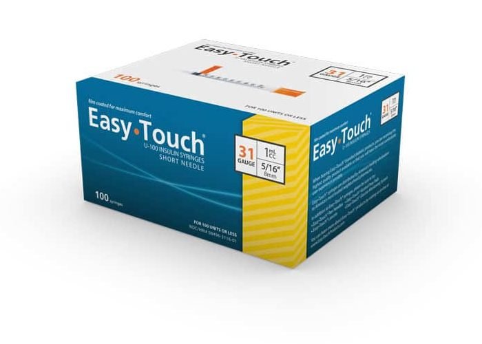 Easy Touch Syringe 1cc 31g 5/16 Length 8mm - Sterling Distributors