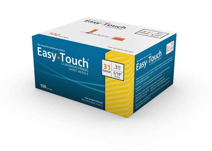Easy Touch Syringe 1cc 31g 5/16 Length 8mm - Sterling Distributors