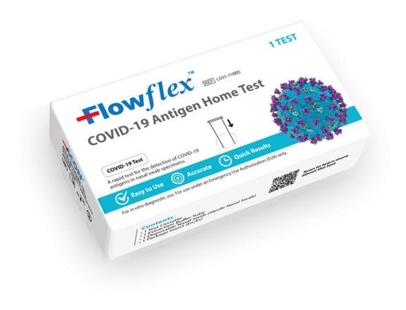 Flowflex Covid - 19 Antigen Rapid Home Test 1 Test - Sterling Distributors
