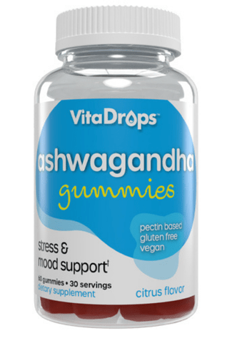 VitaDrops Ashwagandha Gummies - Citrus Flavor 60ct