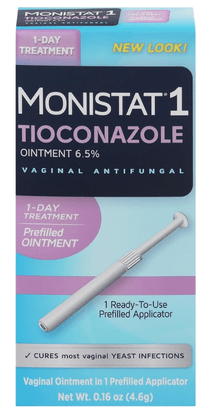 Monistat 1 Vaginal Antifungal Treatment Ointment 0.16oz