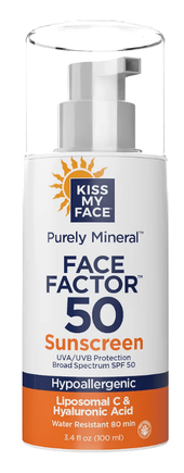 Kiss My Face Face Factor SPF 50 3.4 Fl oz