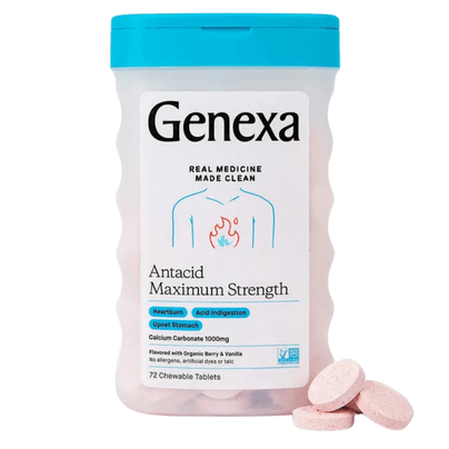 Genexa Heartburn Fix 72 Tablets - Sterling Distributors