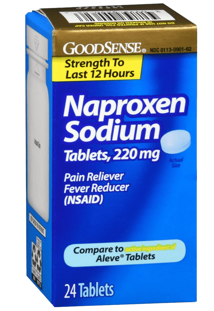 GoodSense Naproxen Sodium 220 Mg Tablets 24 CT (Case of 6) - Sterling Distributors