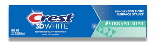 Crest 3D White Vibrant Mint Toothpaste 2.3oz - Sterling Distributors