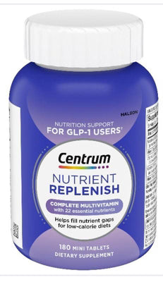 Centrum Nutrient Replenish Multivitamin Caplets for GLP-1 Users - 180ct