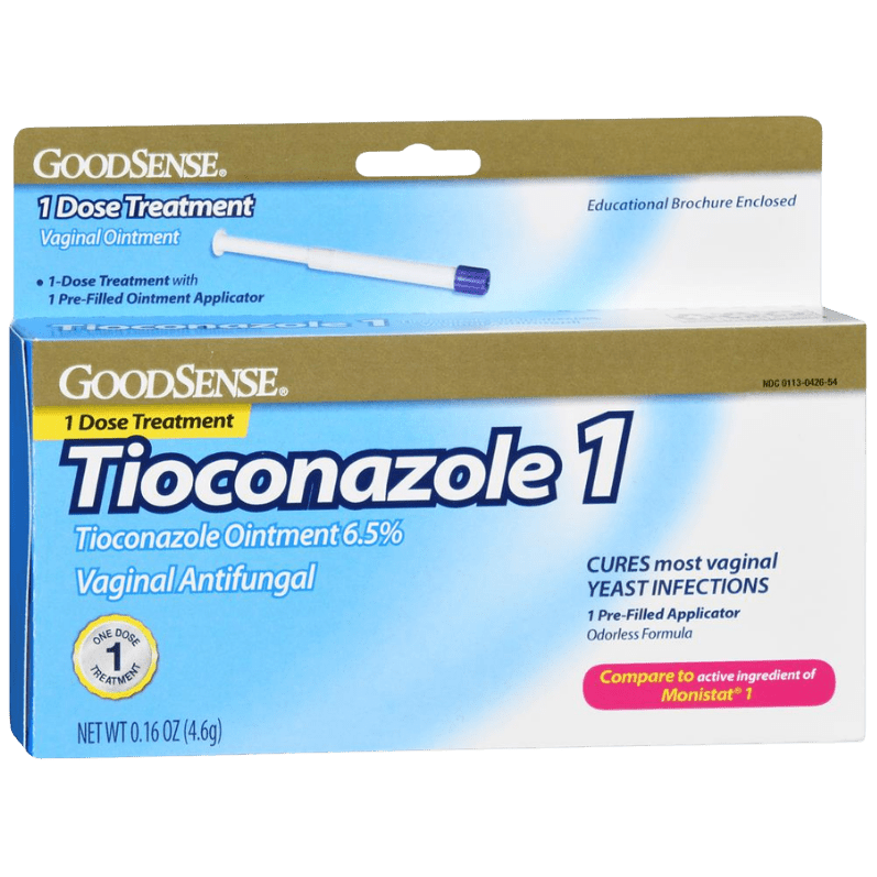 GoodSense Tioconazole 1 Dose Treatment W/ 1 Pre-Filled Applicator 0.16 oz - Sterling Distributors