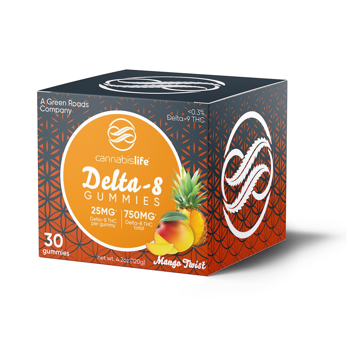 Green Roads Delta 8 Gummies Mango Twist 750mg 30ct - Case of 4 - Sterling Distributors