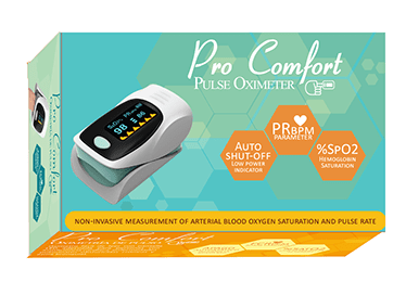 HomeAide Pro Comfort Pulse Oximeter is a fast, reliable, and easy-to-use device designed to help you monitor your oxygen saturation levels.