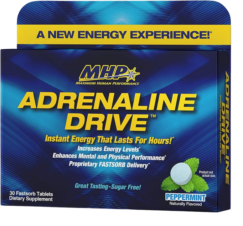MHP Adrenaline Drive Fastsorb Tablet - Peppermint 30ct