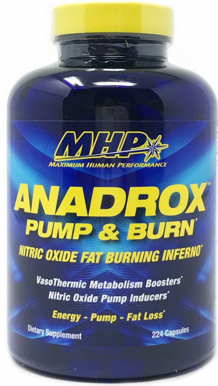 MHP Anadrox Pump & Burn Capsules 224ct (Case of 6) - Sterling Distributors