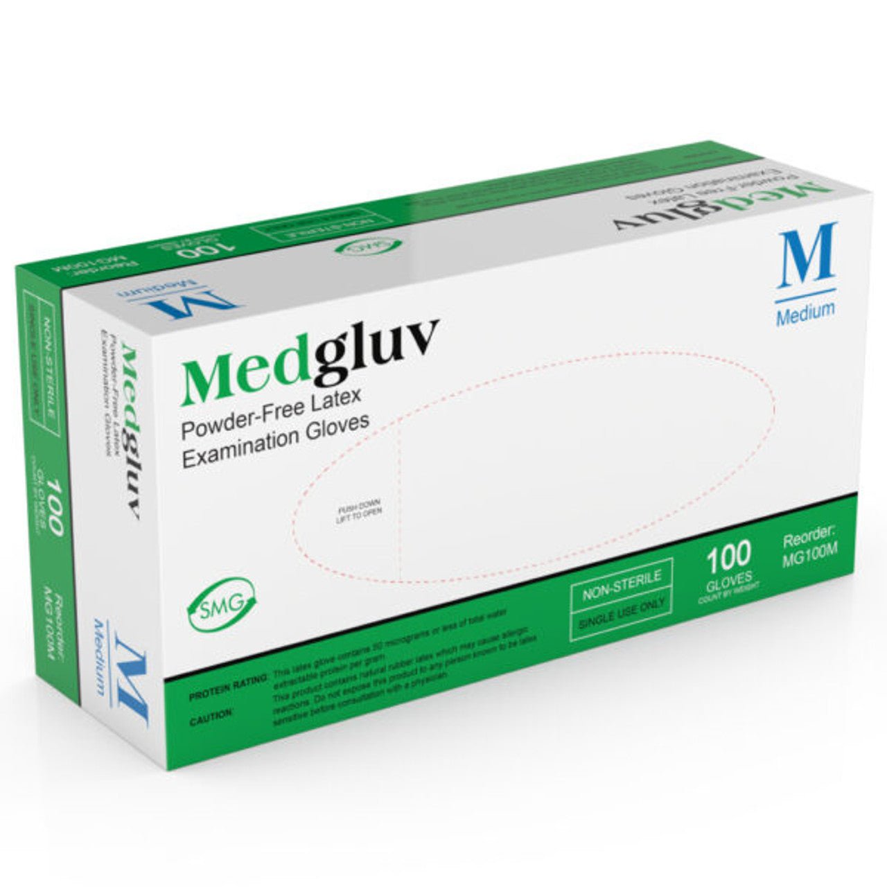 Medgluv Latex Exam Gloves Medium - Sterling Distributors