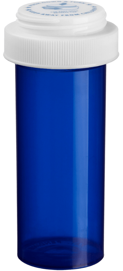 ColorSafe Reversible Cap 8 Dram Blue - Sterling Distributors