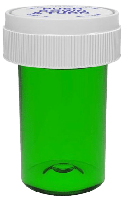 ColorSafe Reversible Cap 20Dram Green - Sterling Distributors