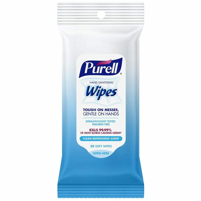 Purel Wipes 20ct Kills 99.9% - Sterling Distributors