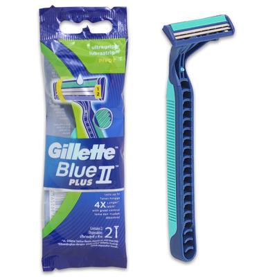 Gillette Blue II Pivot Razor 2 Pack - Sterling Distributors