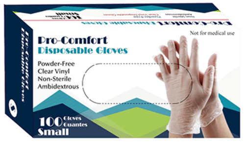 ProComfort Vinyl Gloves Small - Sterling Distributors