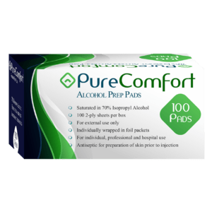 Homeaide Pure Comfort Alcohol Prep Pads - Sterling Distributors