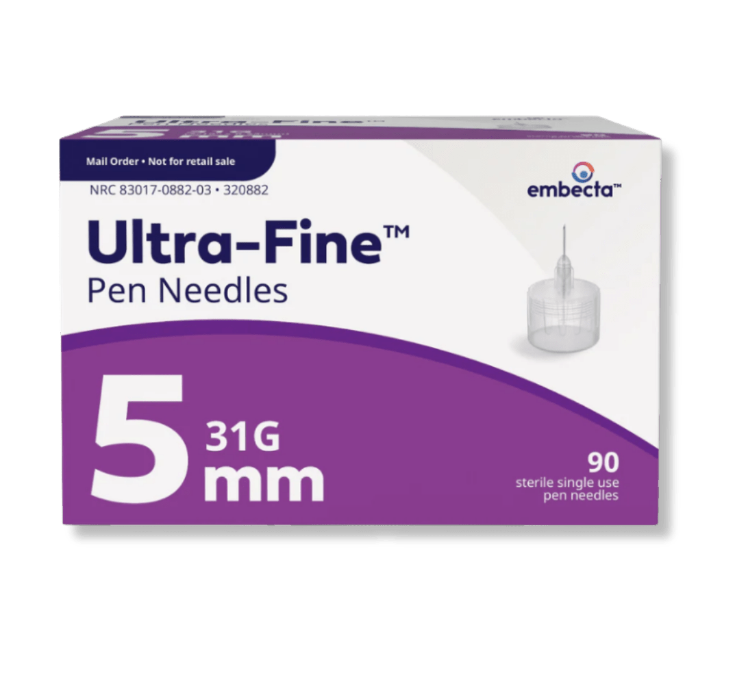 Embecta Ultrafine Pen Needle 31g 5mm 100ct - Sterling Distributors
