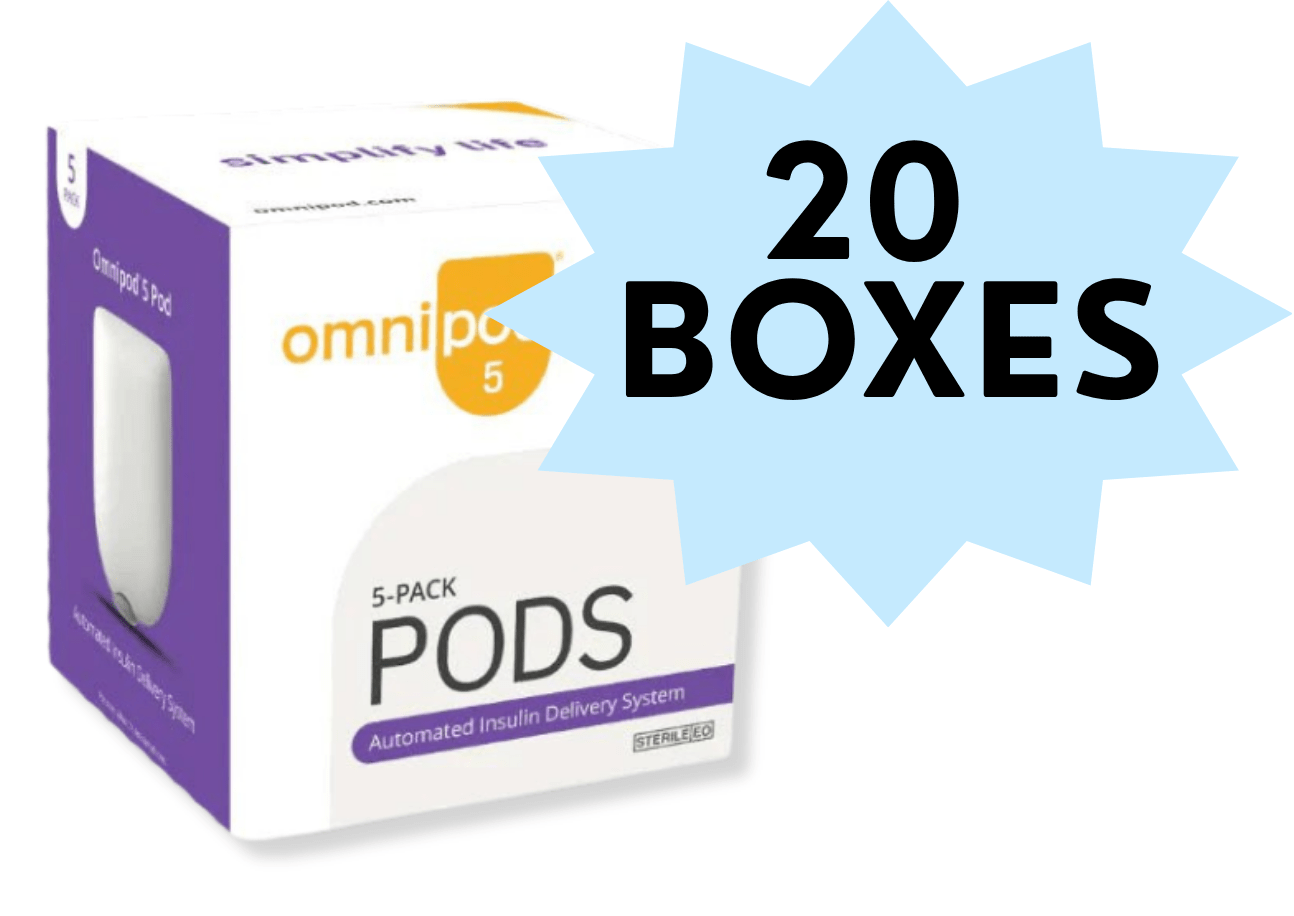 Omnipod 5 G6 Pod Refill Pack (20 Boxes) - Sterling Distributors