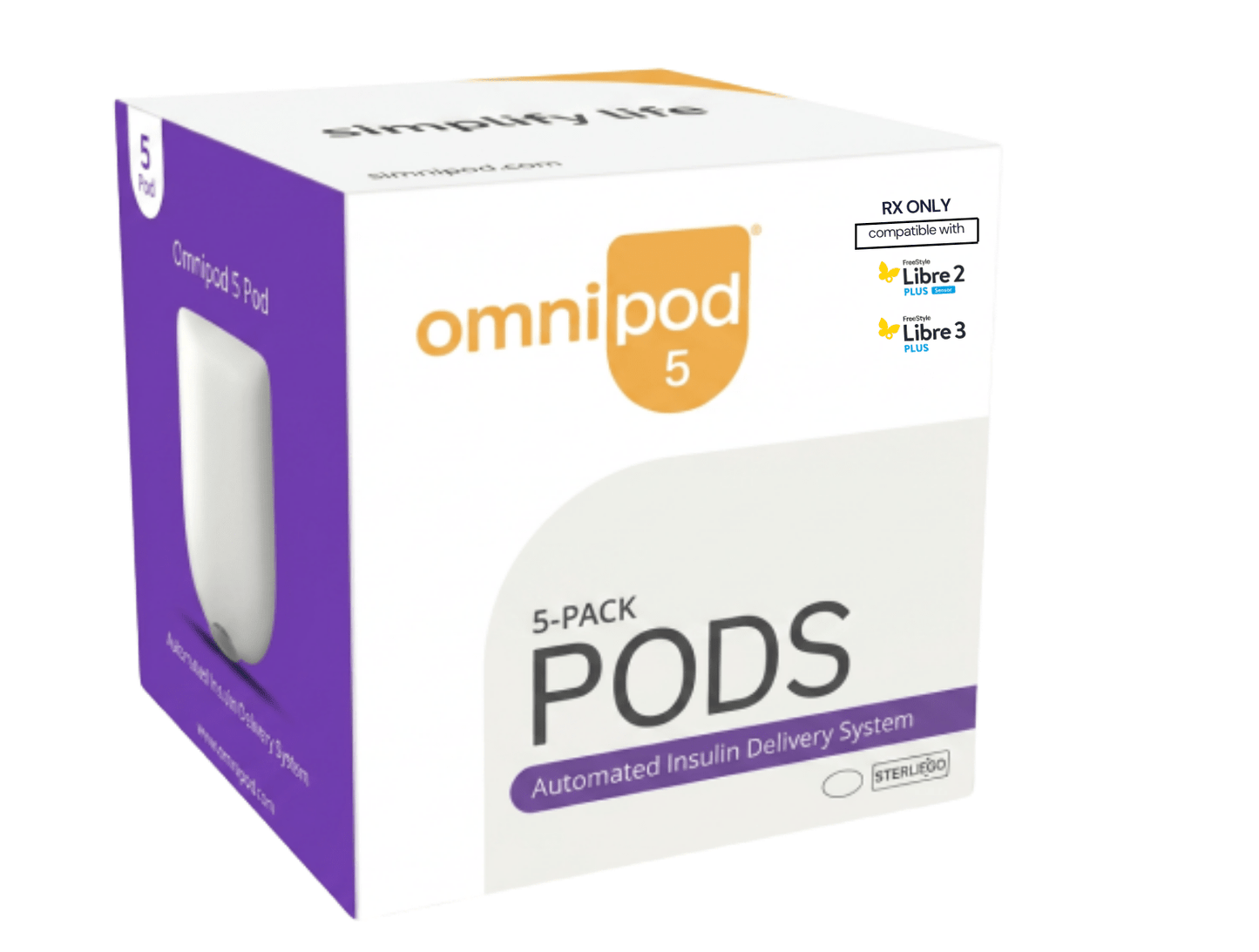 Omnipod 5 G6 Pod Refill Pack Libre 2 Plus - Sterling Distributors