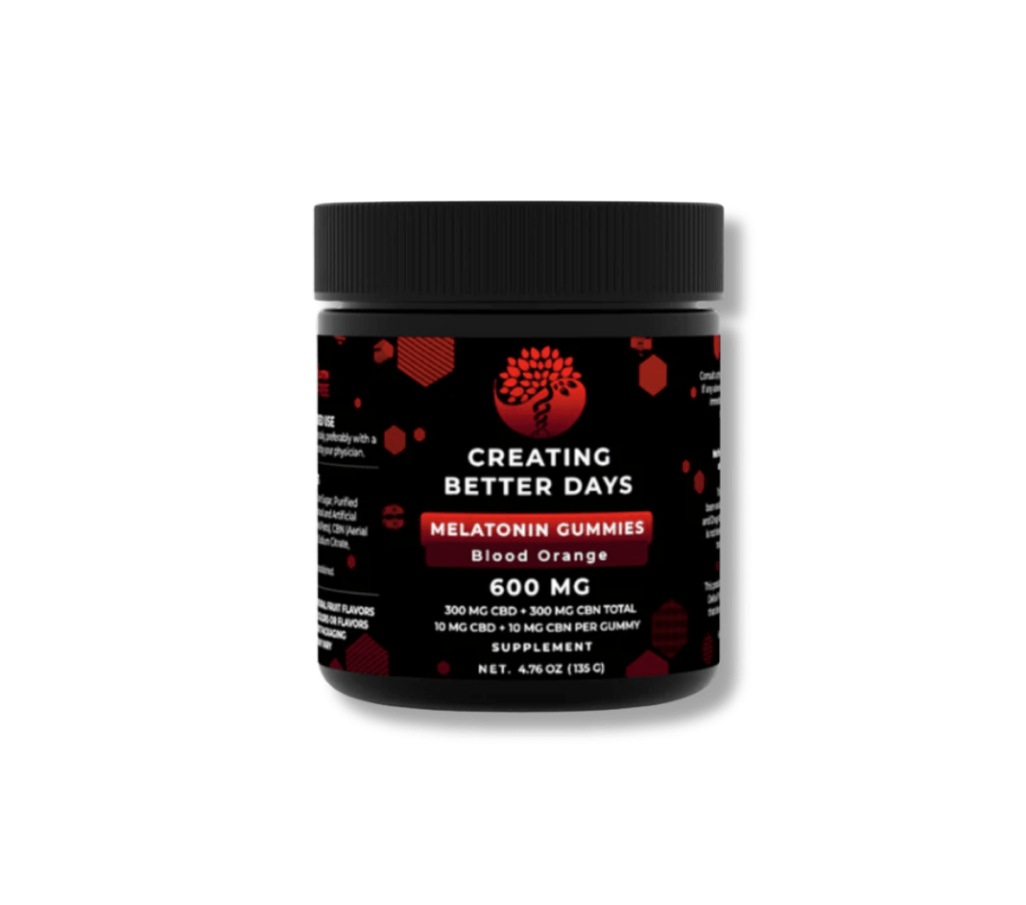 Blood Orange Melatonin CBD + CBN Gummies 600 MG - Sterling Distributors