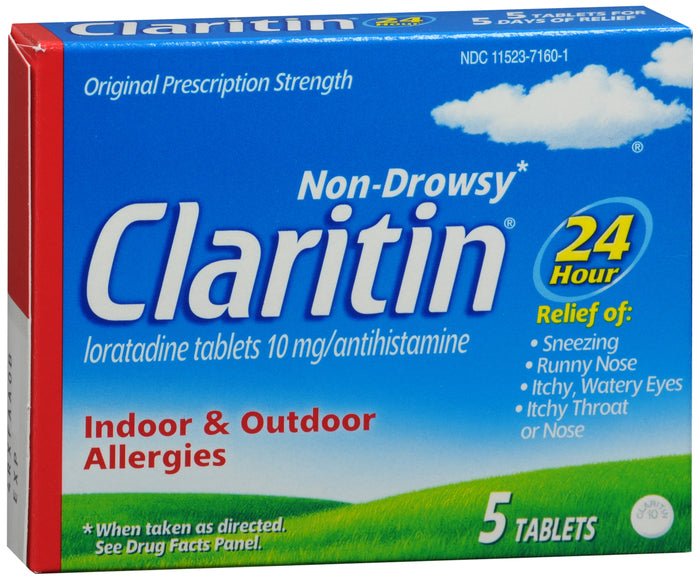 Claritin 24Hr Tablet 5ct Case of 6 - Sterling Distributors