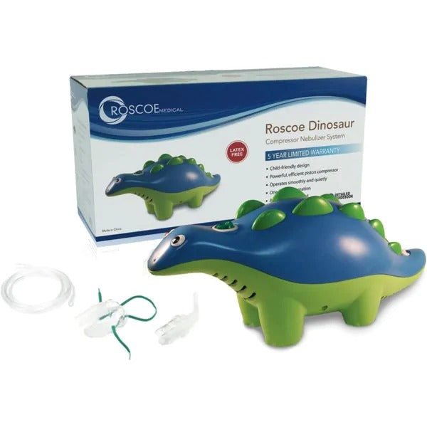 Roscoe Medical Dinosaur Pediatric Nebulizer - Sterling Distributors