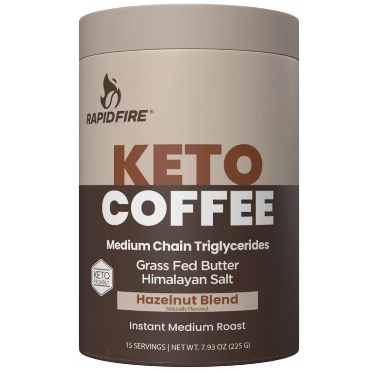Rapid Fire Ketogenic Coffee Canister (Hazelnut)