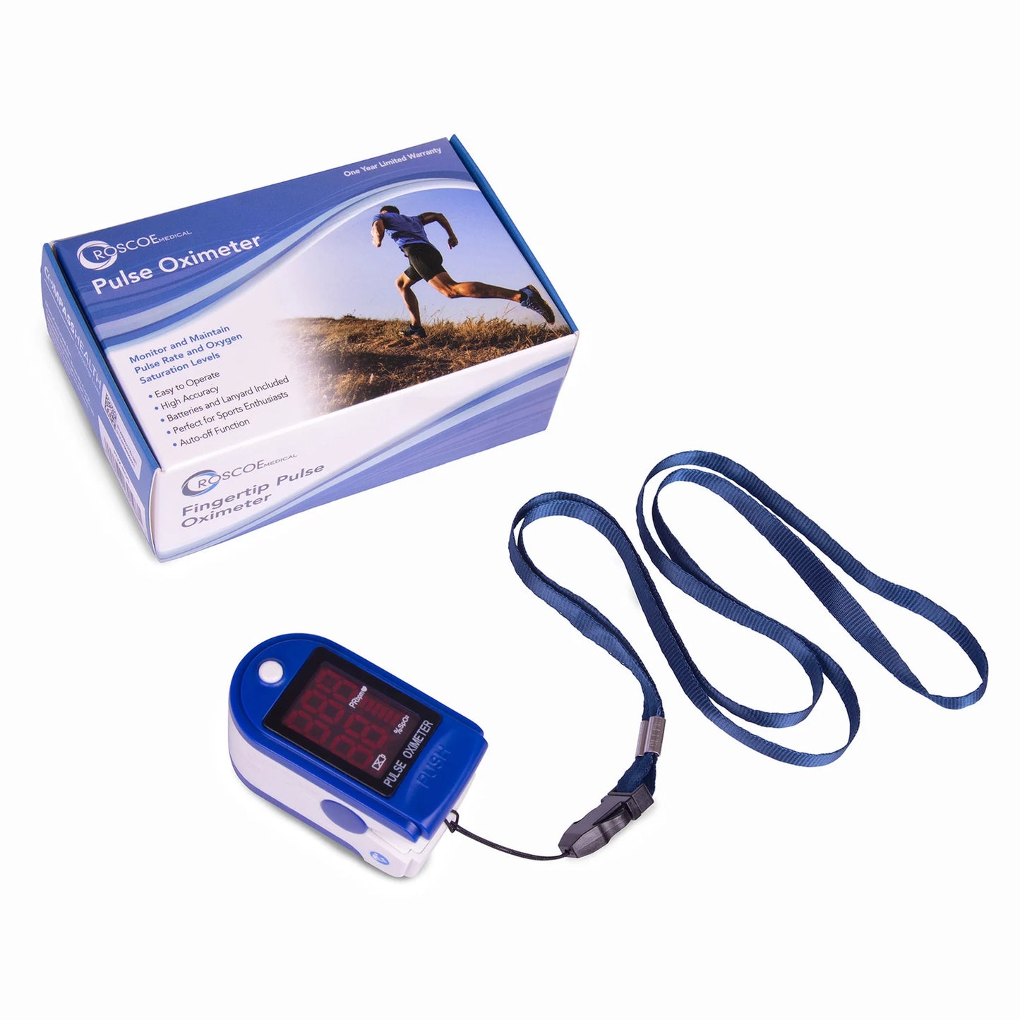 Roscoe Longevity Pulse Oximeter - Sterling Distributors