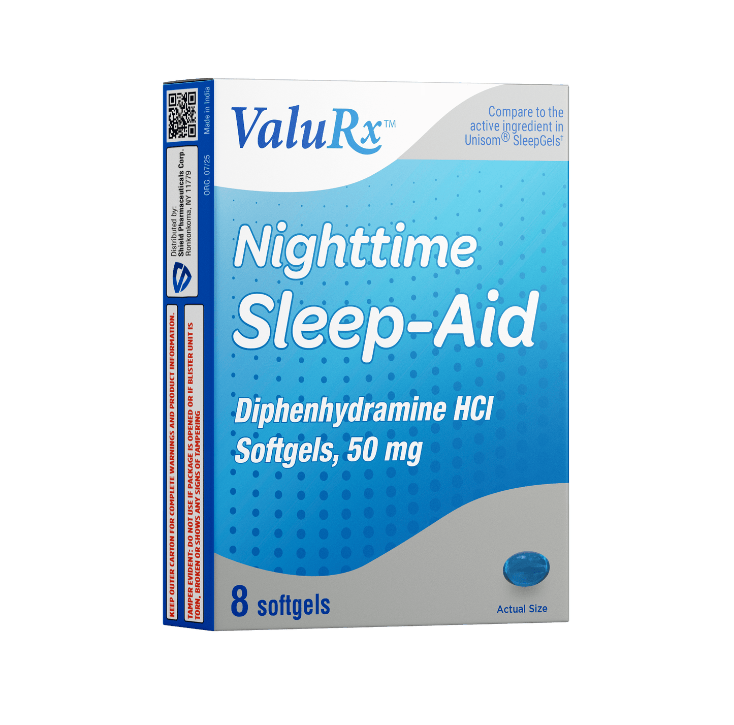 ValuRx Sleep - Aid Softgels (Blue) - Sterling Distributors