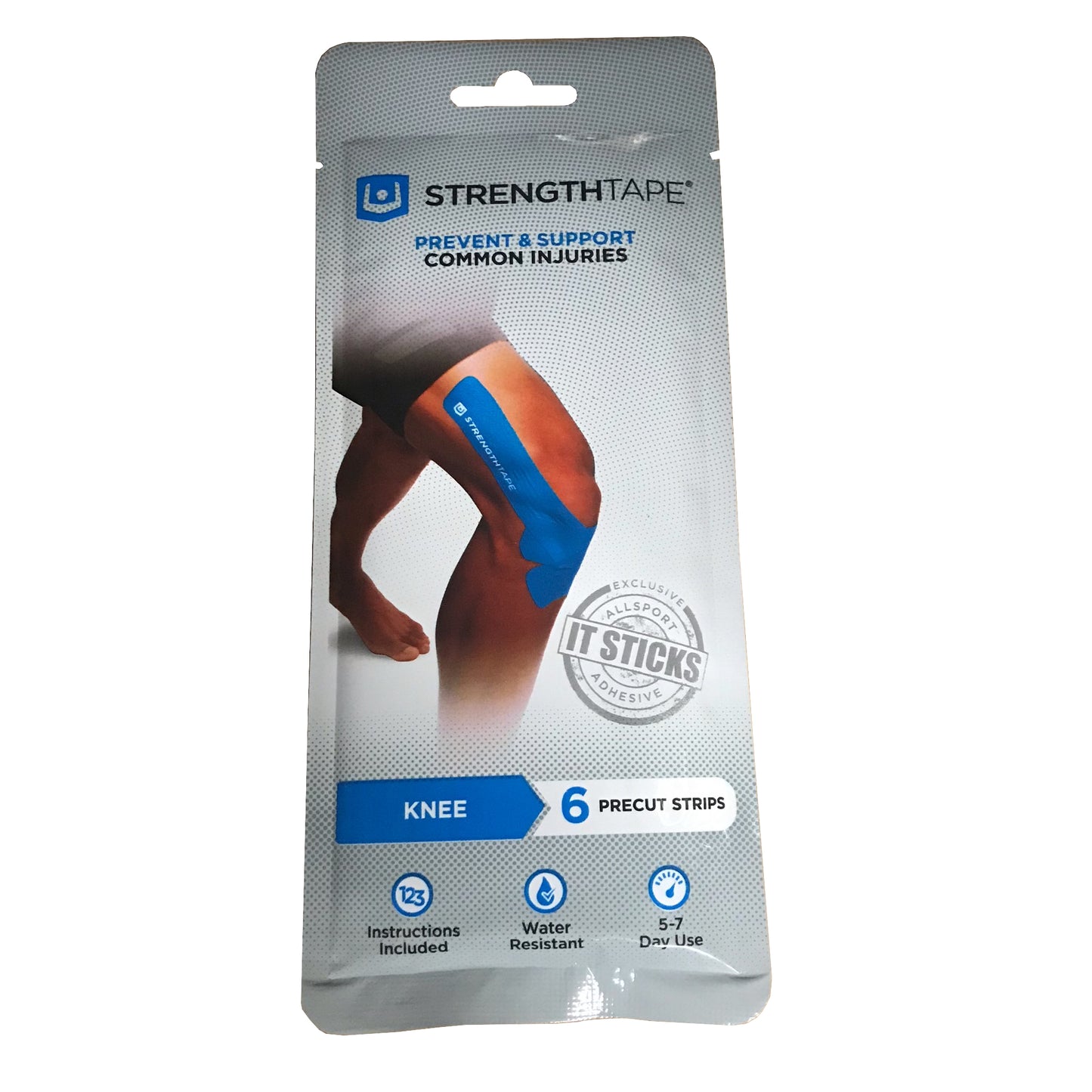 Standers Strengthtape PreCut Knee Taping Kit. Energy Balance Technology - Sterling Distributors