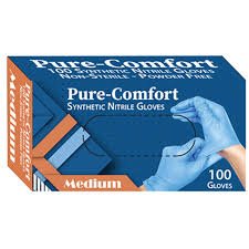 Shieldline Nitrile Gloves Medium Blue - Sterling Distributors