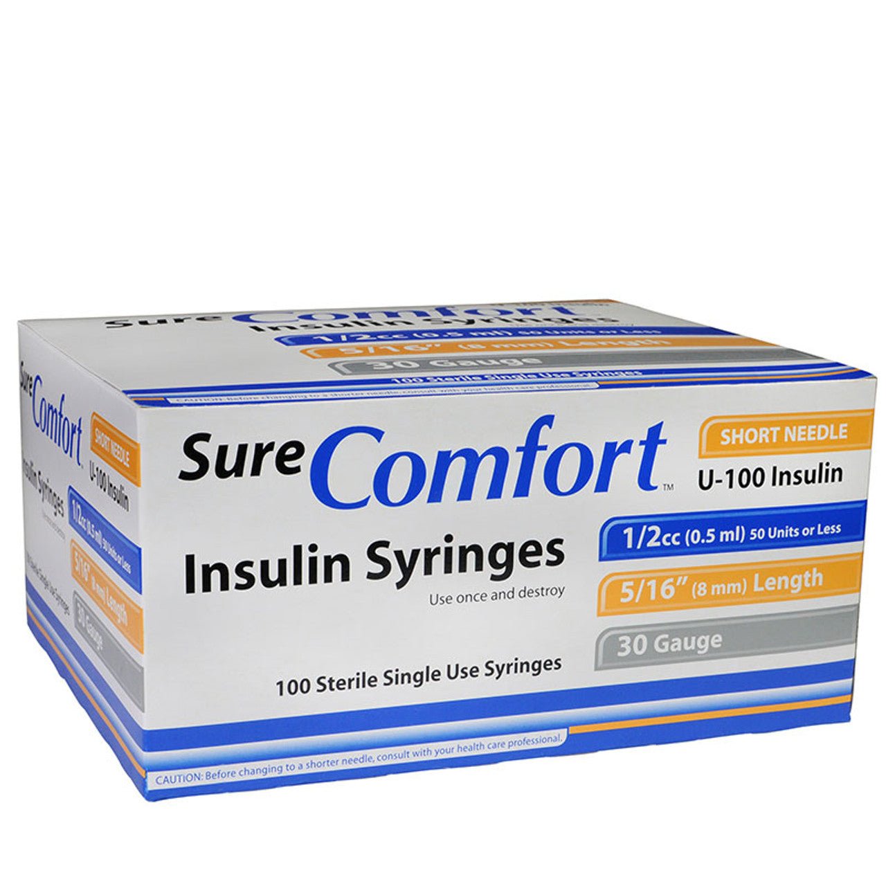 Allison Medical SureComfort Syringe 30g 1/2cc 5/16" - Sterling Distributors