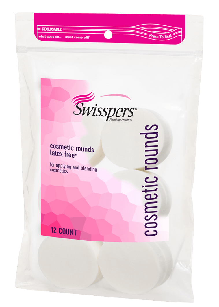 Swisspers Premium Cosmetic Make-Up Application Wedges 32 CT (Case of 6) - Sterling Distributors