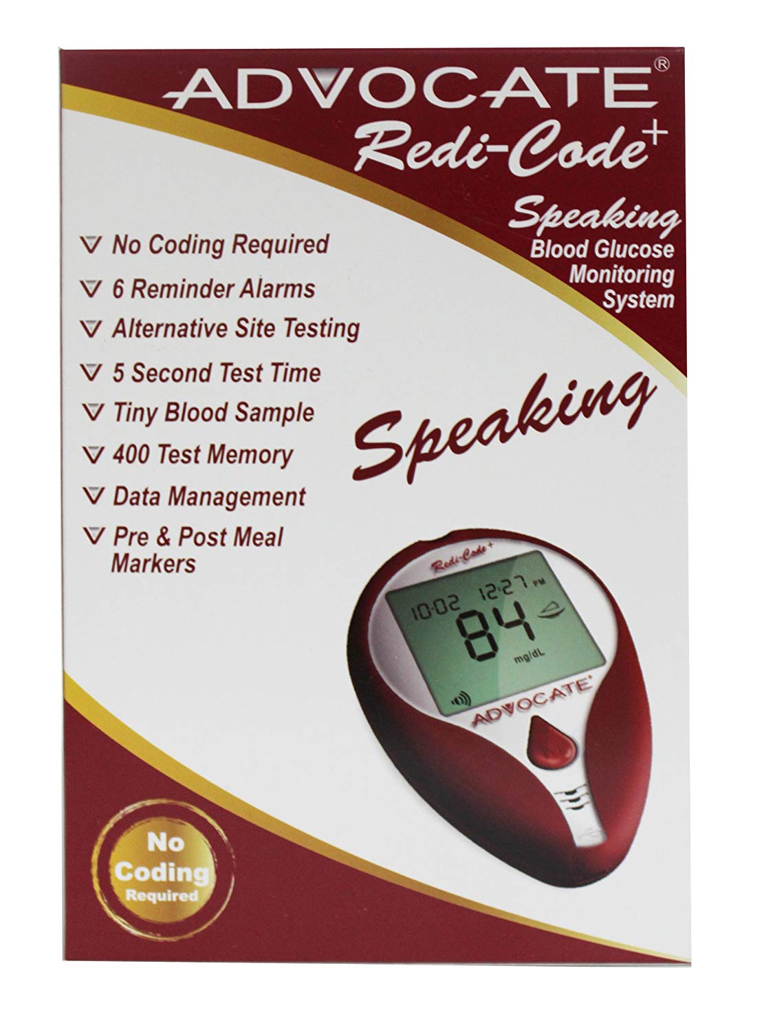 Advocate Redi - Code Plus Talking Meter - Sterling Distributors