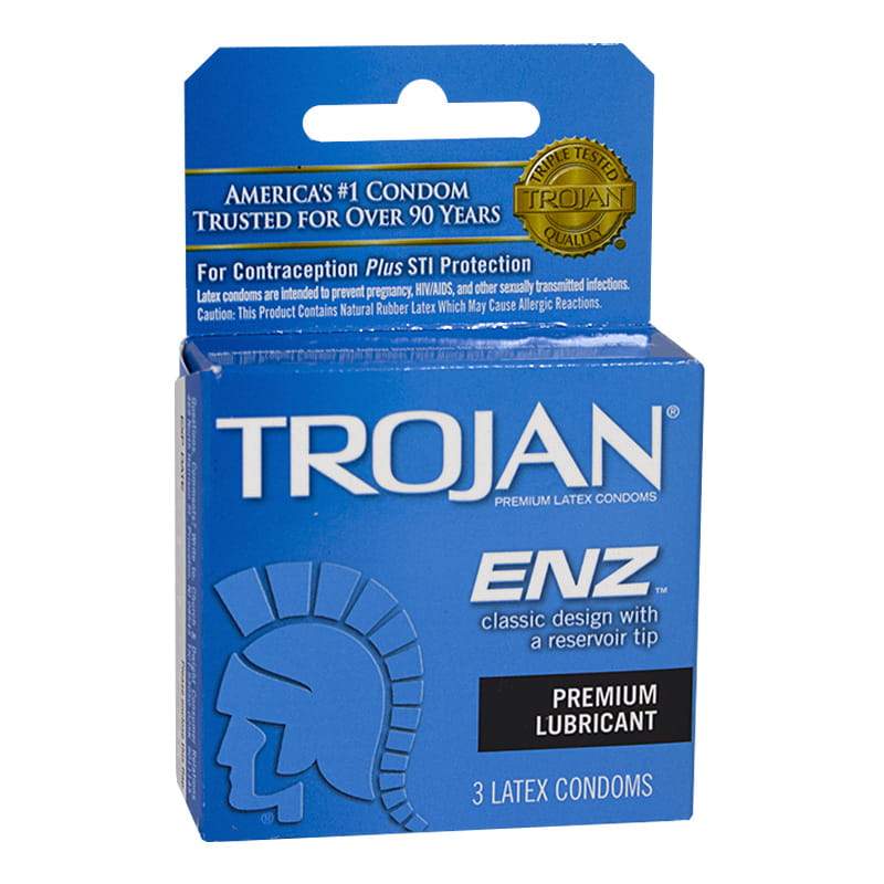 Trojan Premium Condoms 3/Pack Case of 6 - Sterling Distributors