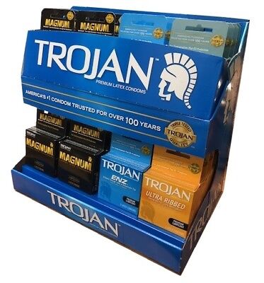 Trojan Condom Assorted Display Case - Sterling Distributors