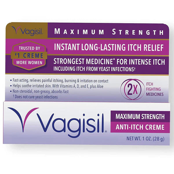 Vagisil Cream Maximum Strength 1oz