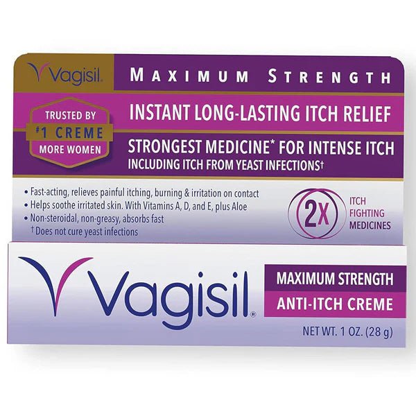 Vagisil Cream Maximum Strength 1oz - Sterling Distributors