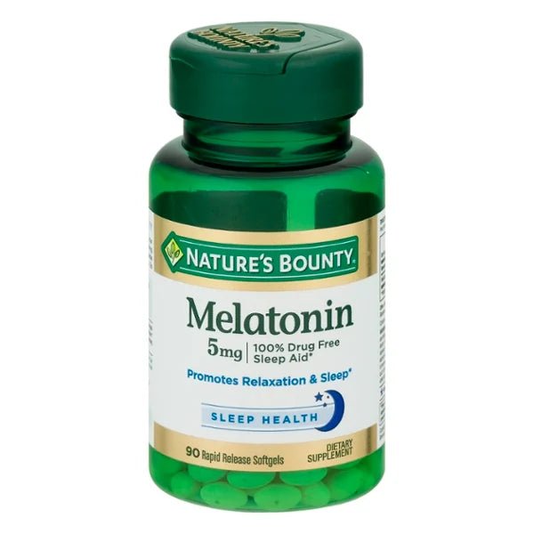 Nature Bounty Melatonin 5mg 90ct Softgels - Sterling Distributors