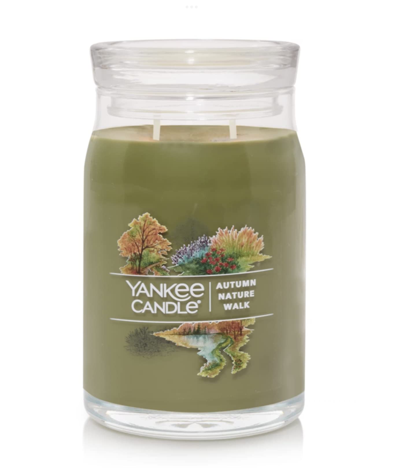 Yankee Candle Autumn Nature Walk Large Jar Candle 20Oz. 2 Wicks