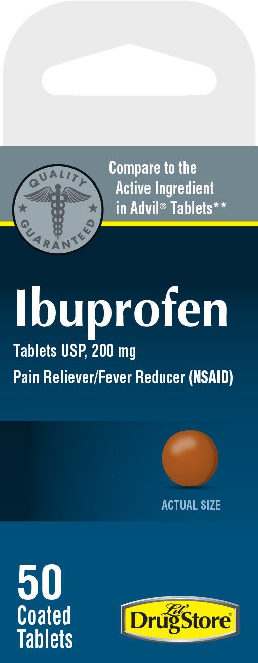 Lil Drug Ibuprofen 50 ct - Sterling Distributors