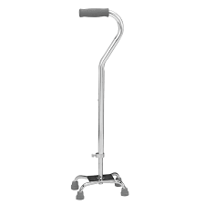 Compass Carex Offset Cane Aluminum Silver - Sterling Distributors
