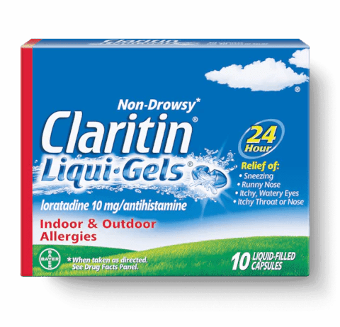 Claritin 10mg 24 Hour Liquigel 10ct - Sterling Distributors