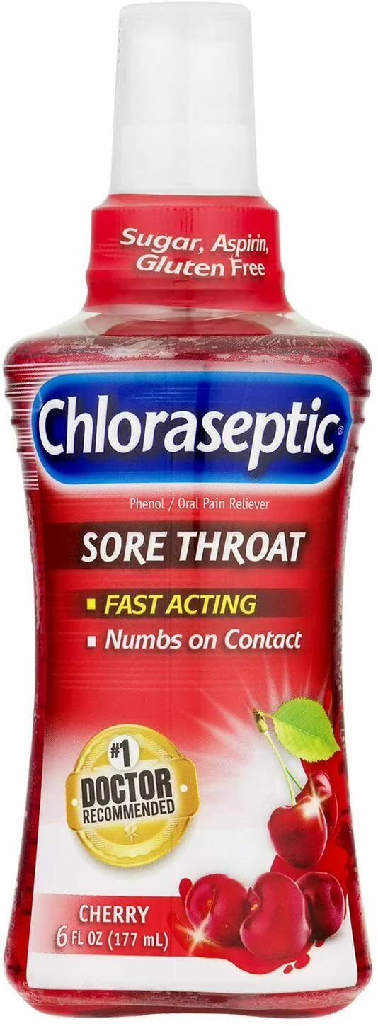 Chloraseptic Sore Throat Spray Cherry 6oz