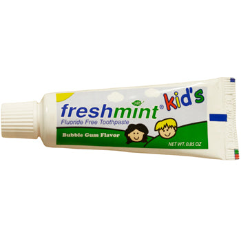 Bubble Fresh Toothpaste Fluoride-Free, 1.5 oz Tube, 144/cs