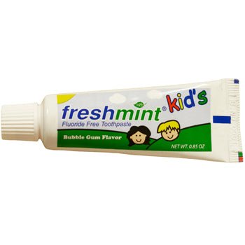 Bubble Fresh Toothpaste Fluoride - Free, 1.5 oz Tube, 144/cs - Sterling Distributors