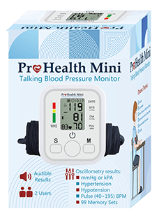 Homeaide ProHealth Mini Talking Blood Pressure Monitor - Sterling Distributors