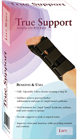 Homeaide True Support Orthopedic Wrist Brace LEFT - Sterling Distributors